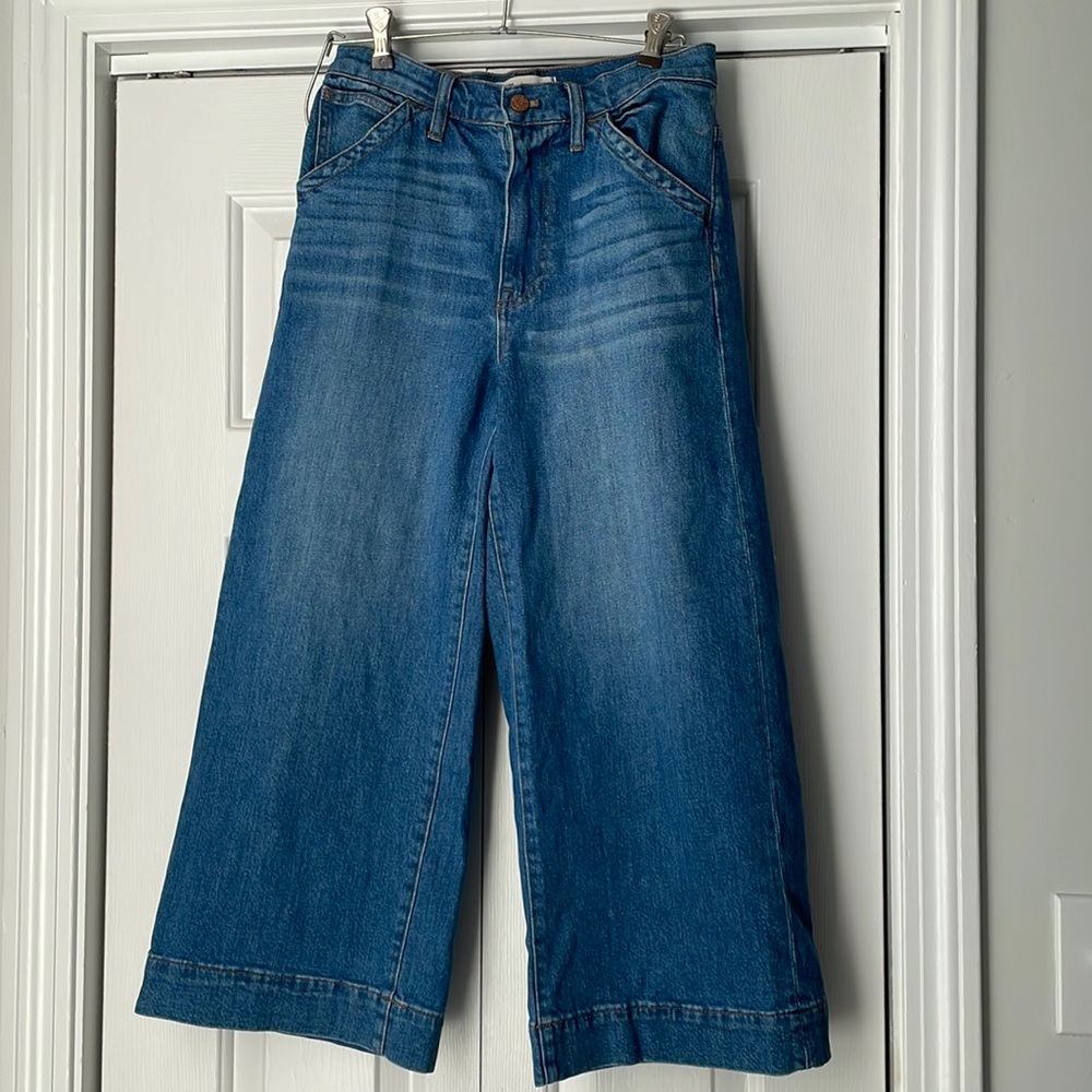 Madewell wide leg crop